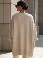 Margarita | Jersey poncho de corte oversize, vista complementaria o detalle del producto 2, vista complementaria