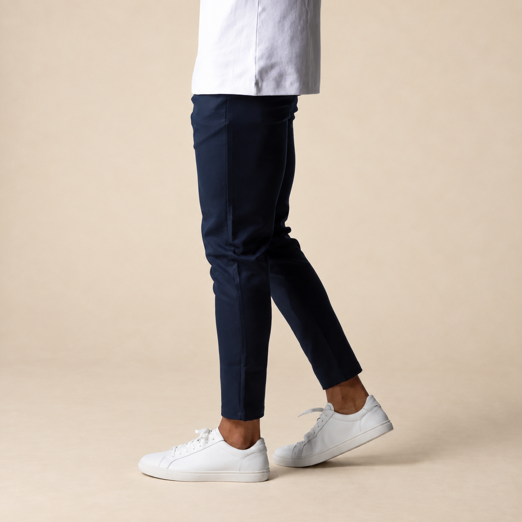 Pantalón chino de corte slim Bosco, detalle del diseño