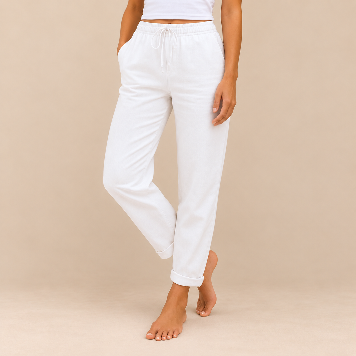 Mara | Pantalón fluido con lazada