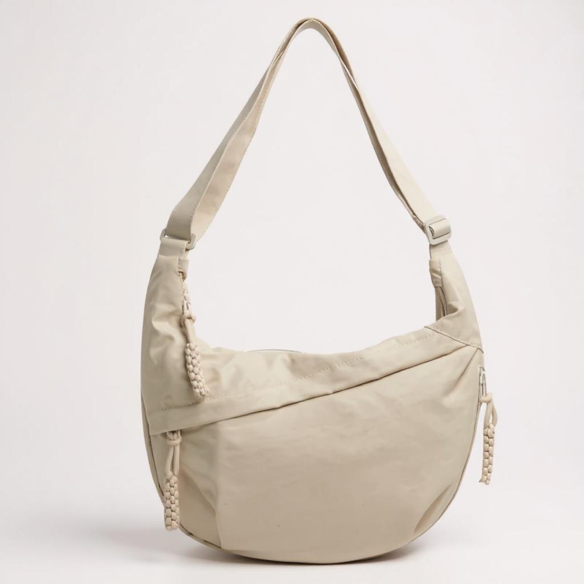 Bolso bandolera Aria en color beige, vista principal