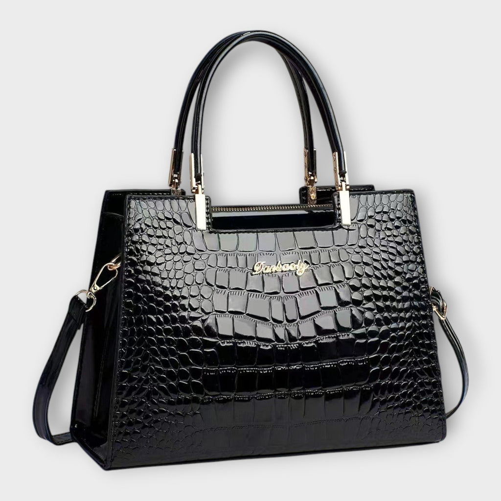 Genoveva | Bolso con grabado efecto cocodrilo