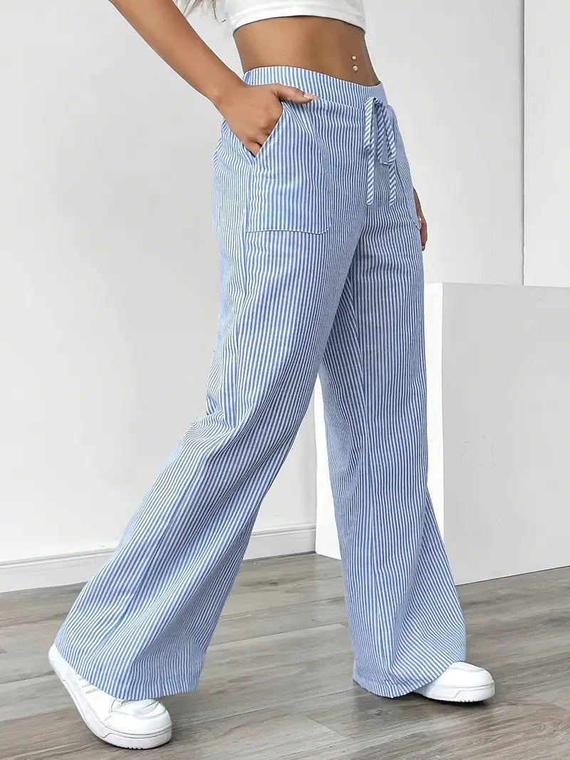 Pantalón relajado de verano de Valentina Montier, detalle del diseño