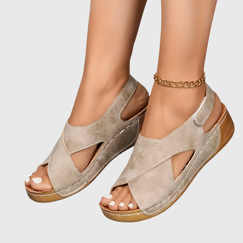 Angelina™ | Sandalias de Ante con Plantilla Confort