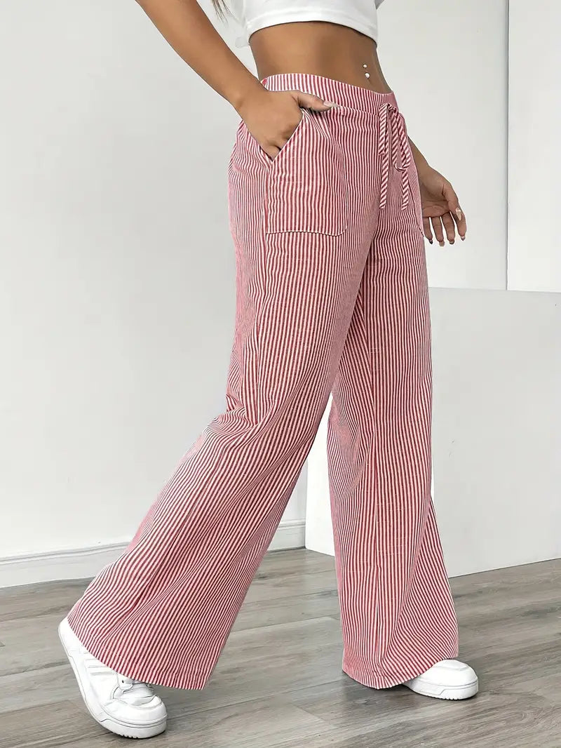 Pantalón relajado de verano de Valentina Montier, detalle del diseño
