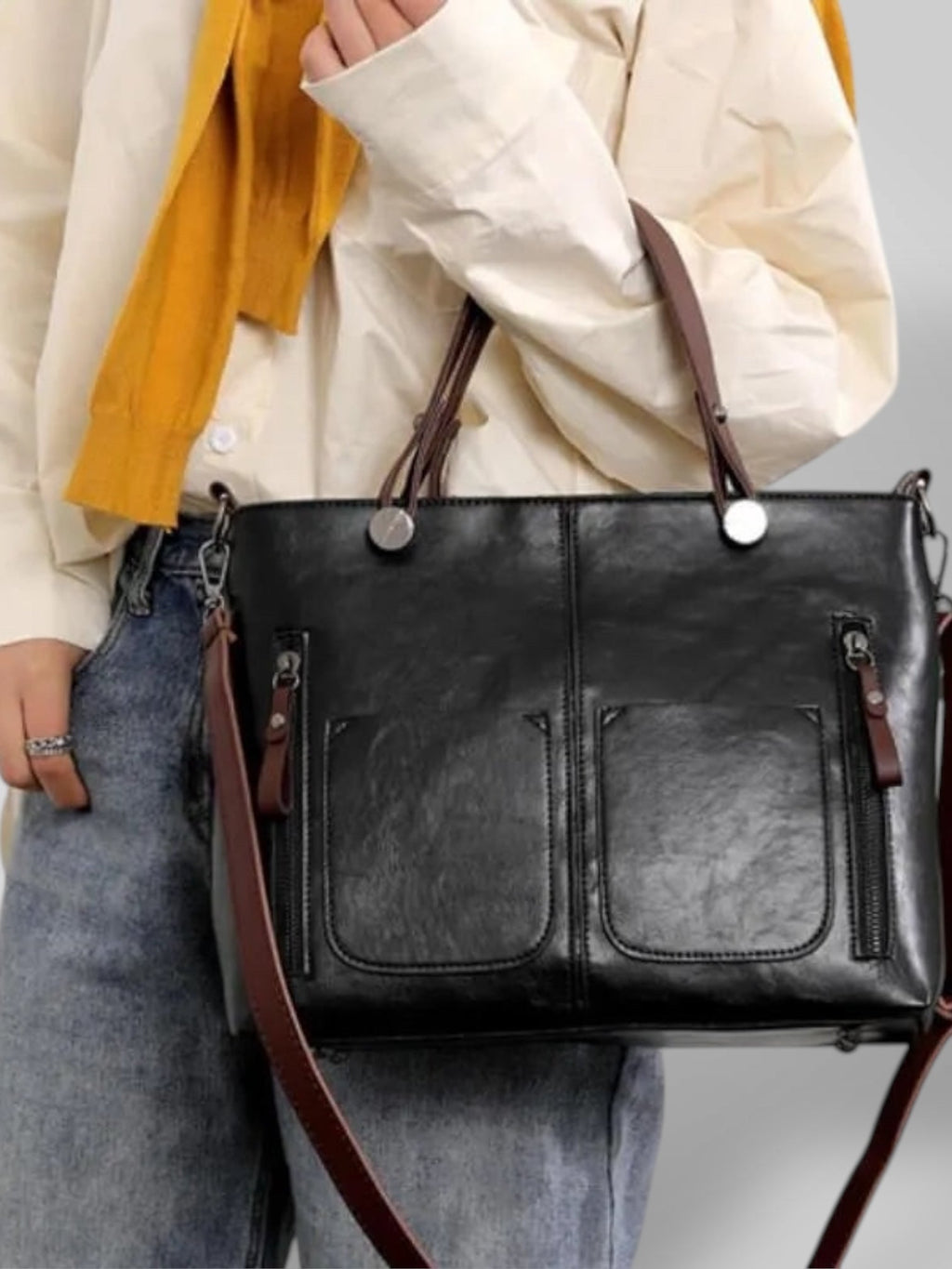 Ofelia | Bolso de hombro en piel suave
