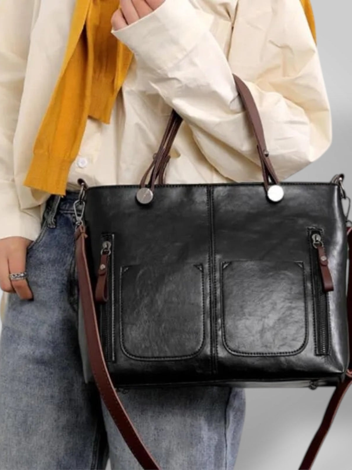 Ofelia | Bolso de hombro en piel suave