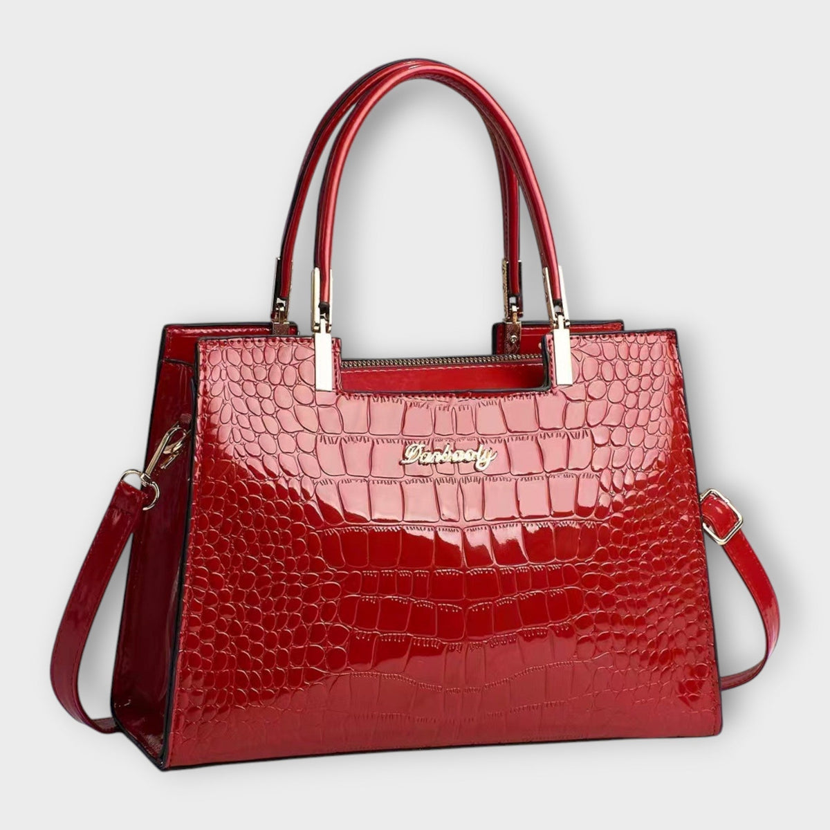 Genoveva | Bolso con grabado efecto cocodrilo