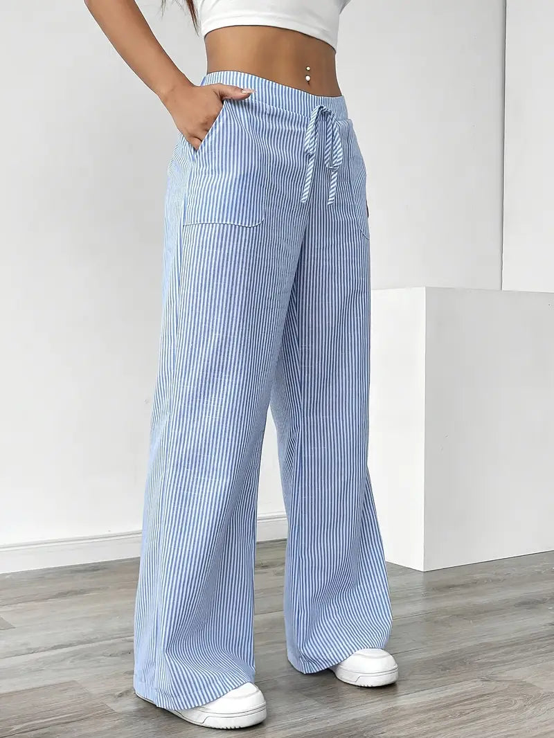 Pantalón relajado de verano de Valentina Montier, detalle del diseño