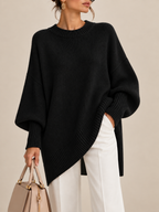 Margarita | Jersey poncho de corte oversize