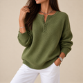 Jersey de punto con escote Henley Elisa, vista principal