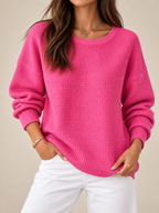 Jersey texturizado de corte amplio Leticia, vista frontal, imagen 12