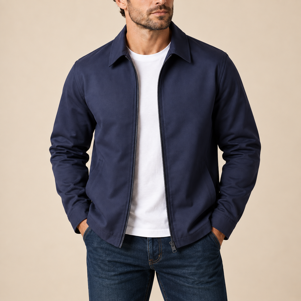 Cazadora ligera con cuello camisero Tomás, vista principal