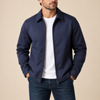 Cazadora ligera con cuello camisero Tomás, vista principal
