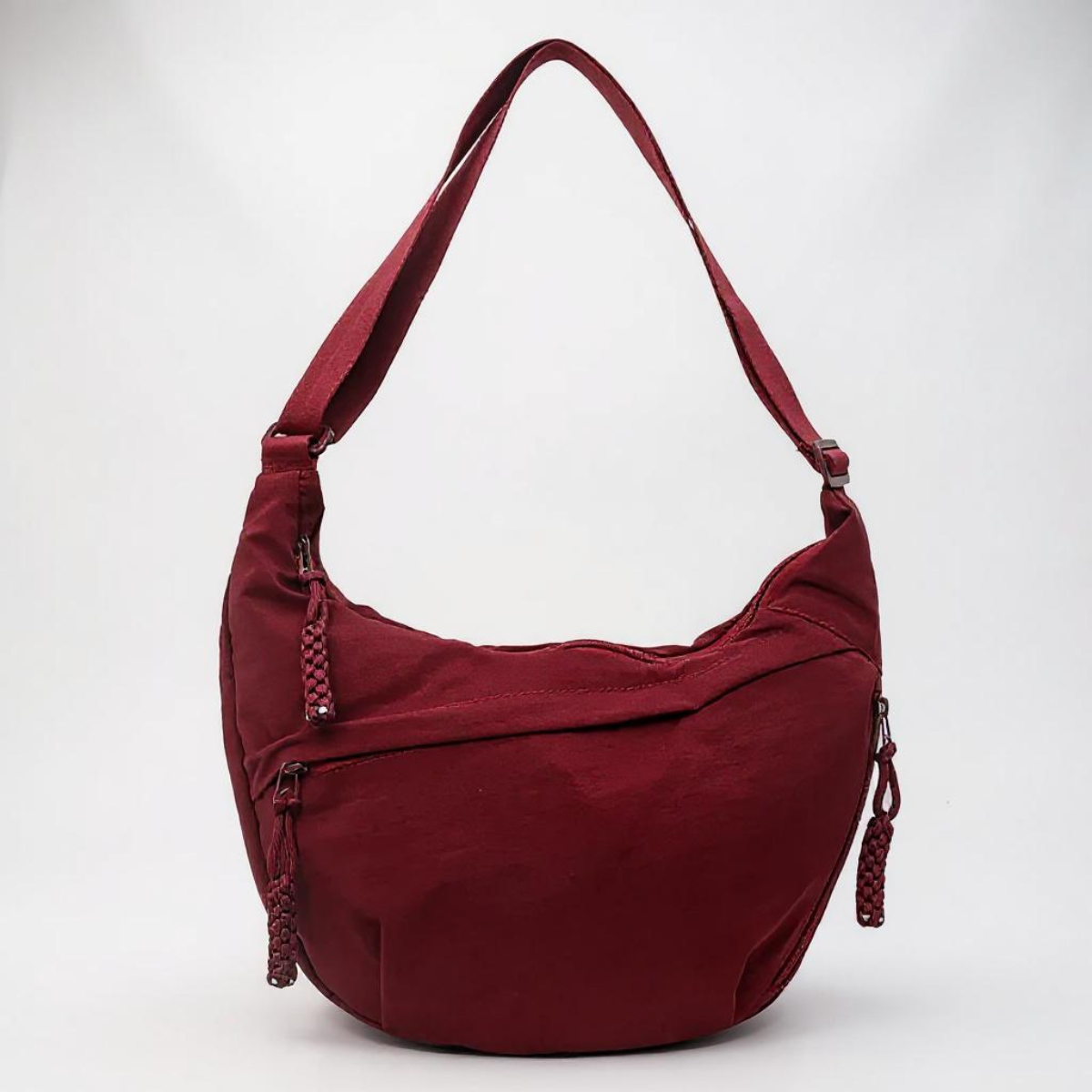 Bolso bandolera Aria en color burdeos, vista alternativa
