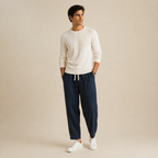 Pantalón relajado de pierna cónica Diego, vista principal