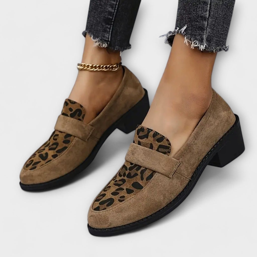 Aurora | Zapatos elegantes con estampado de leopardo