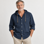 Gael | Camisa abotonada con capucha