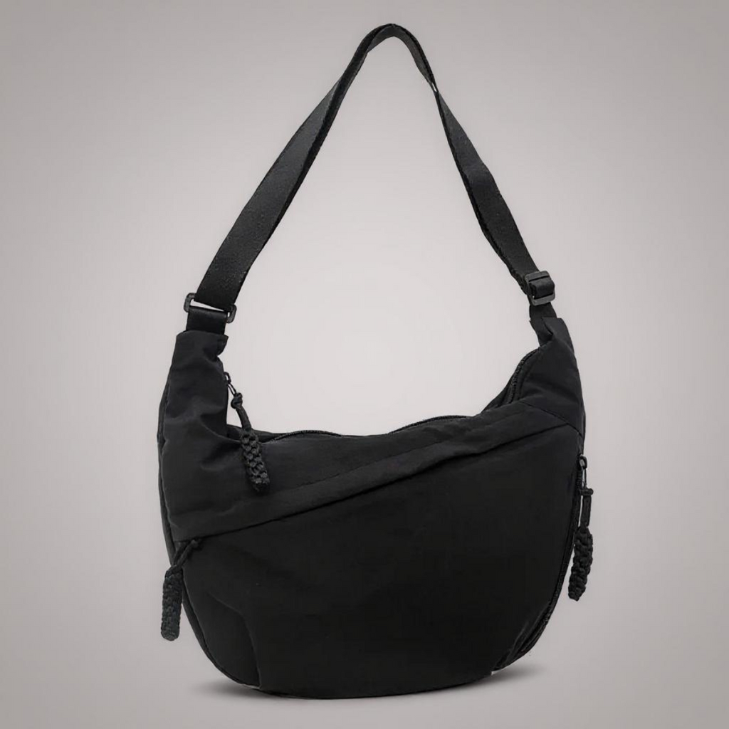Bolso bandolera Aria en color negro, vista principal