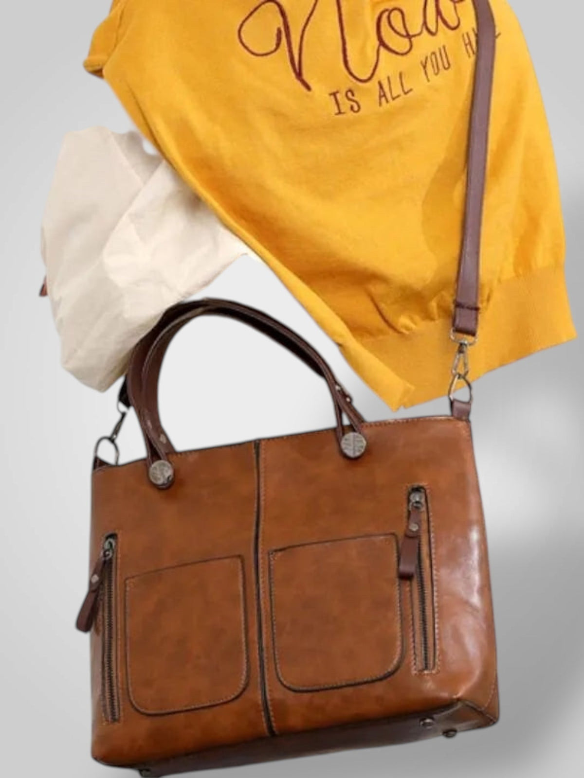 Ofelia | Bolso de hombro en piel suave