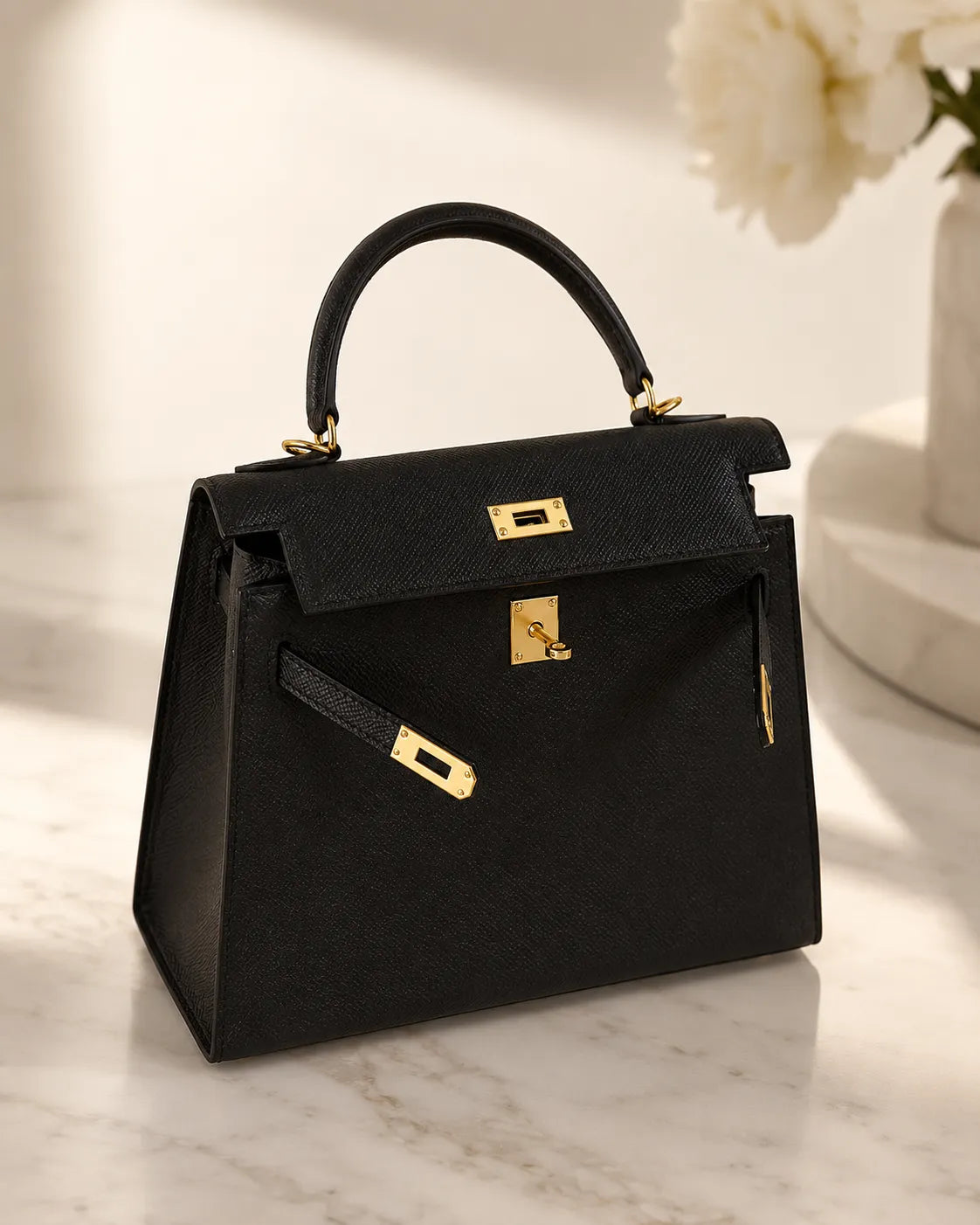Jara | Bolso satchel estructurado con asa superior