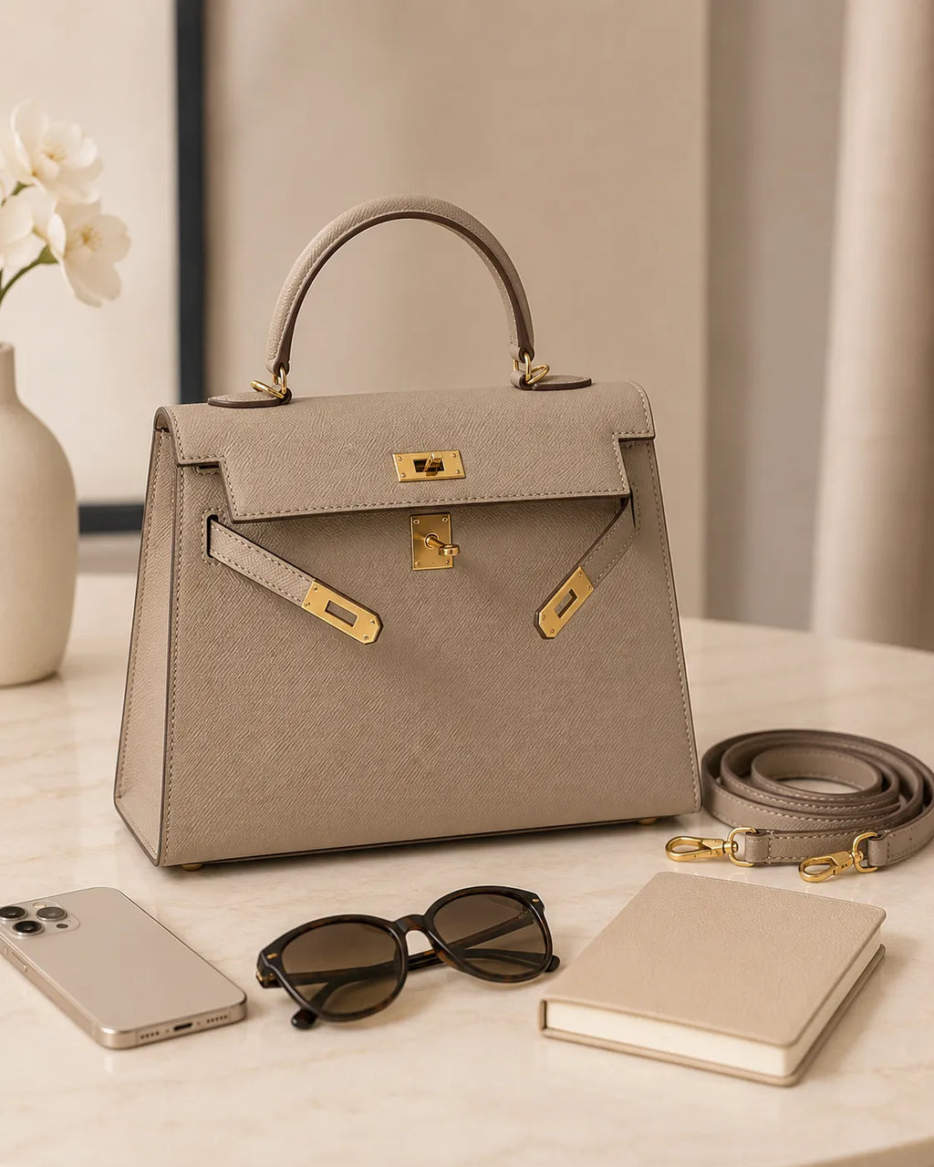 Jara | Bolso satchel estructurado con asa superior