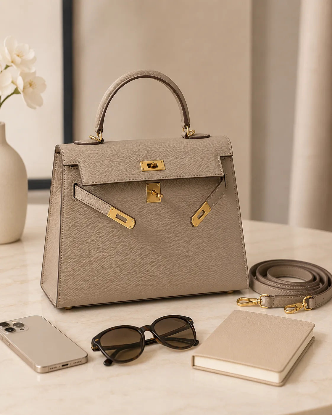Jara | Bolso satchel estructurado con asa superior