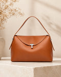 Cintia | Bolso de hombro suave con solapa