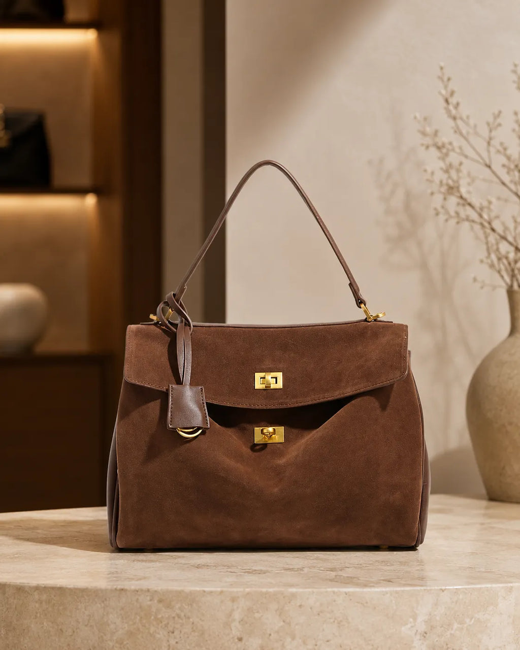 Dalia | Bolso bandolera con cierre dorado