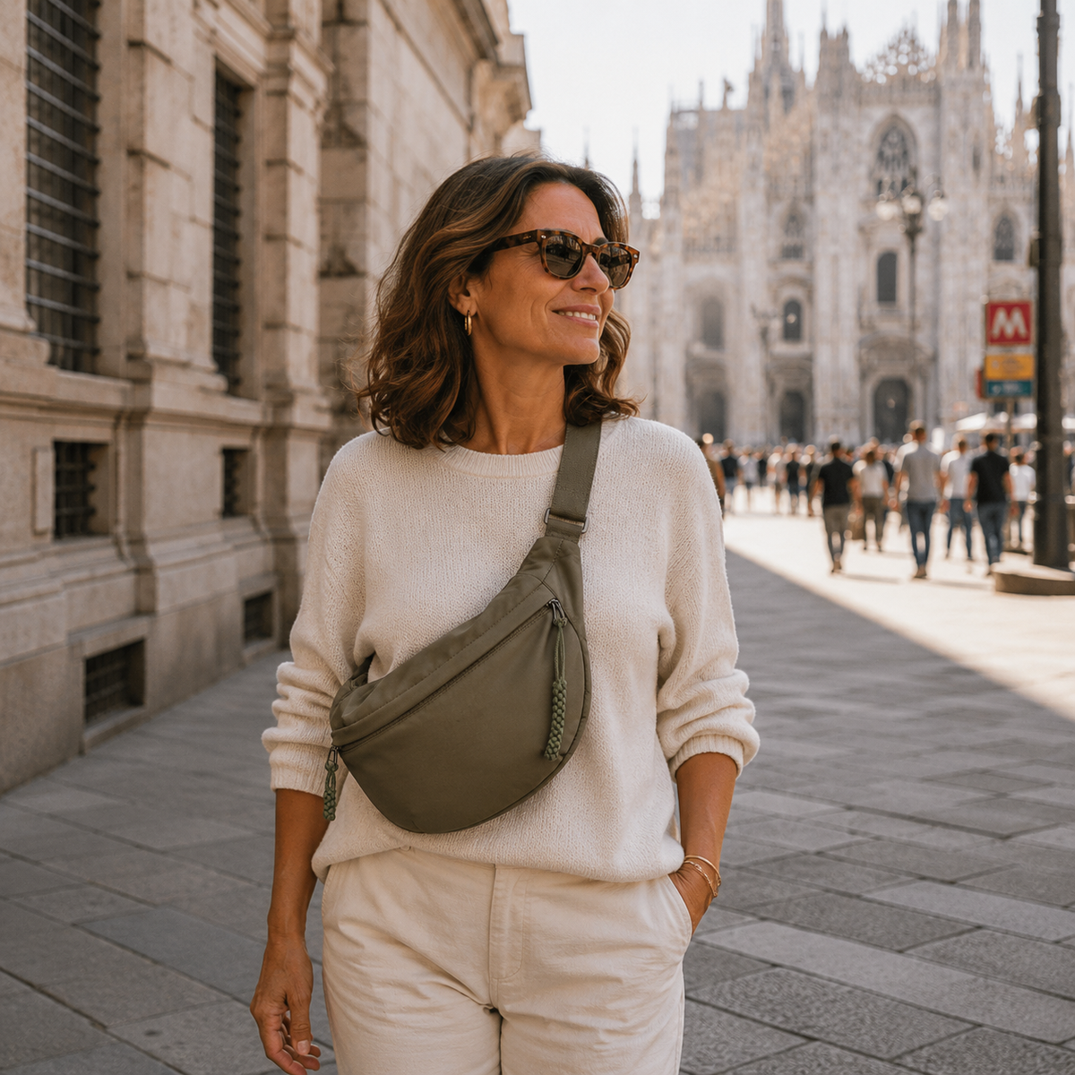 Samira | Bolso de hombro ligero en nylon