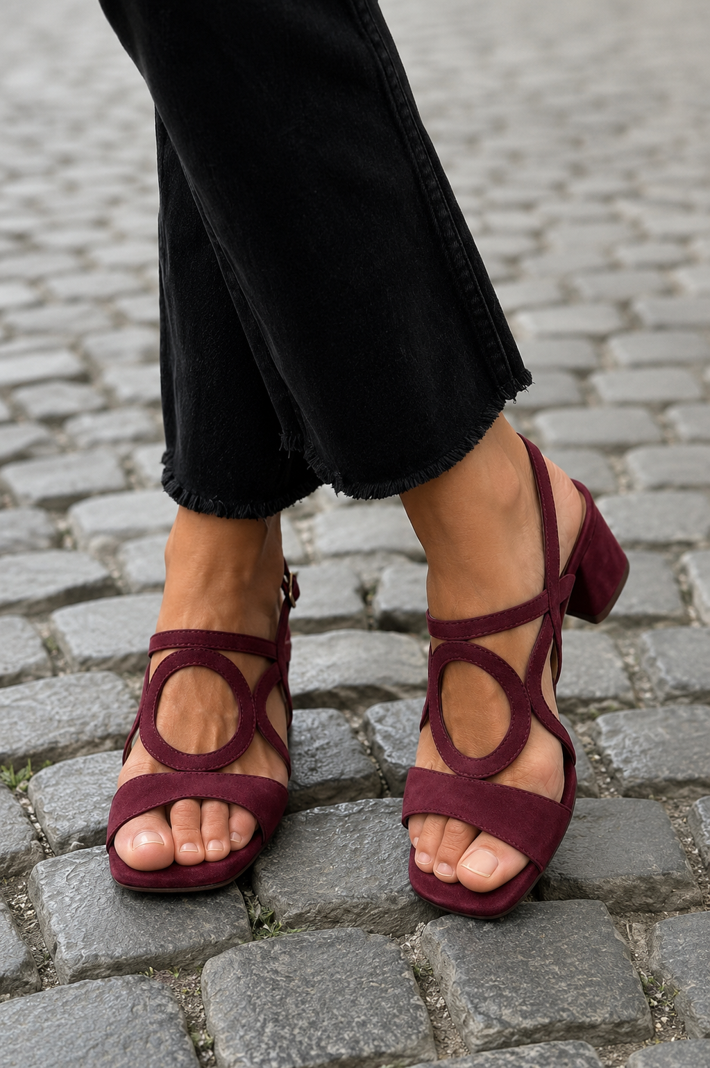 Sandalias de tiras cruzadas de Valentina Montier, vista principal