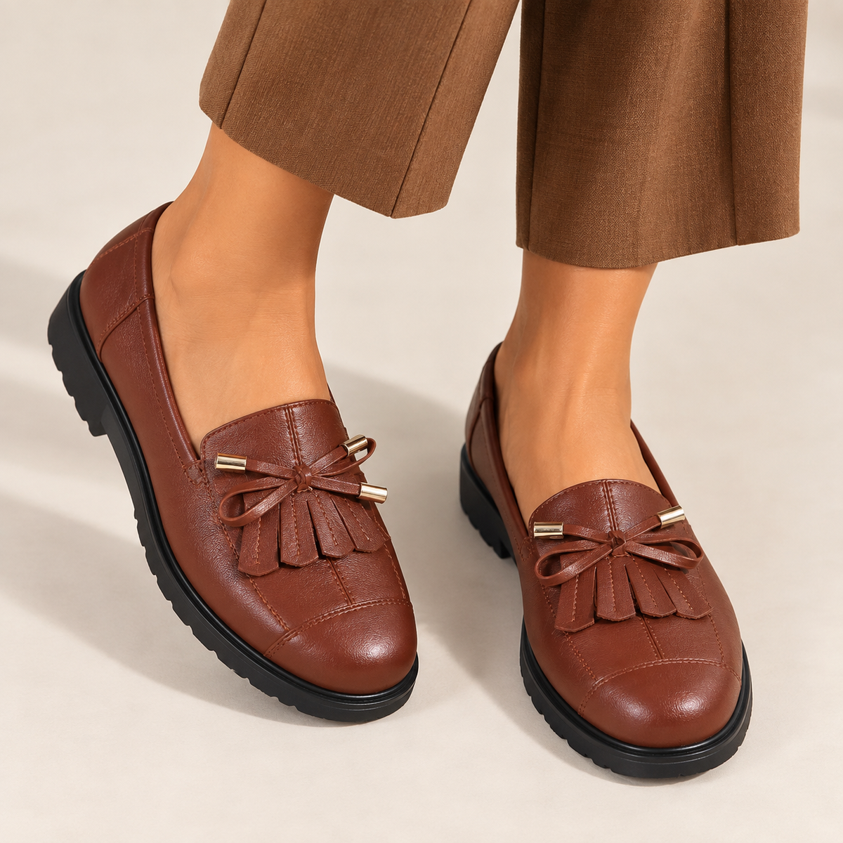 Fia | Mocasines ortopédicos de piel