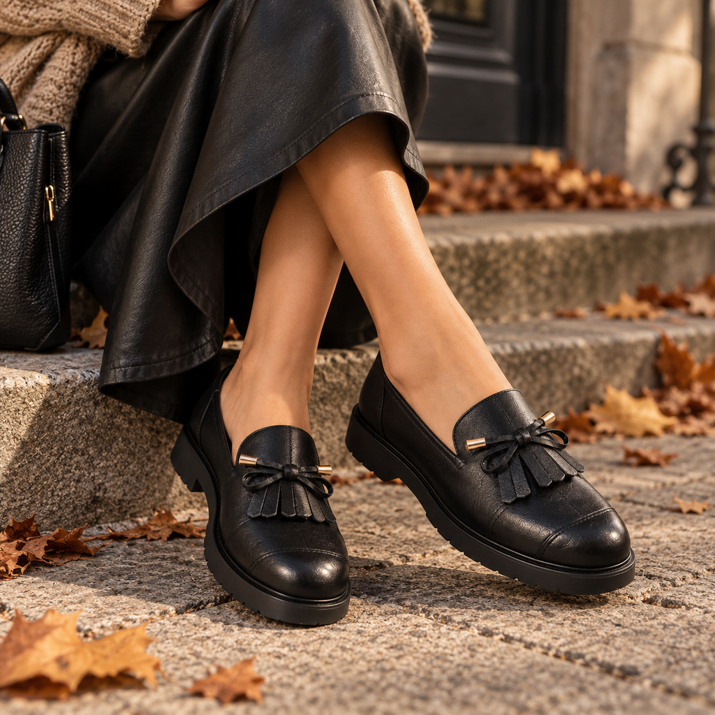 Fia | Mocasines ortopédicos de piel