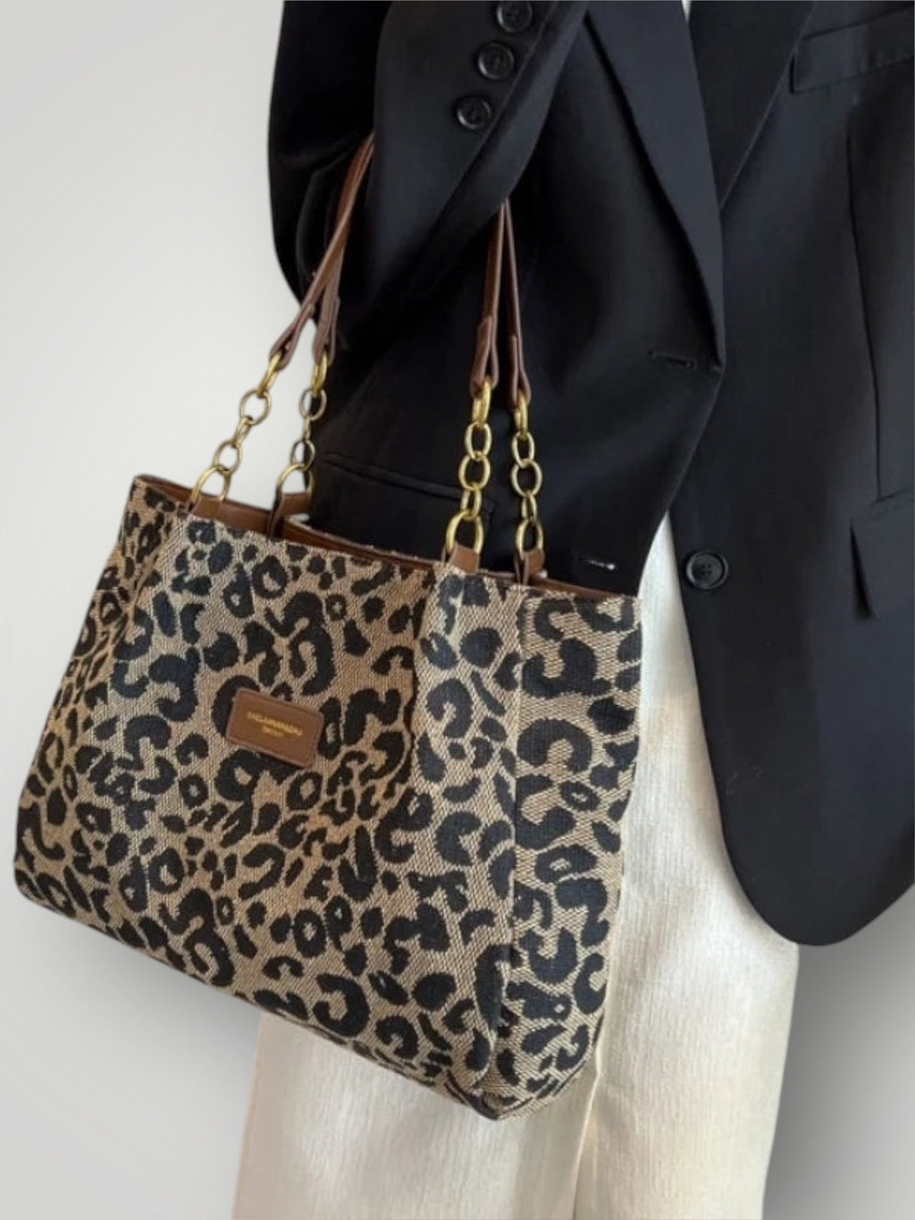 Ainara | Bolso bandolera con estampado animal