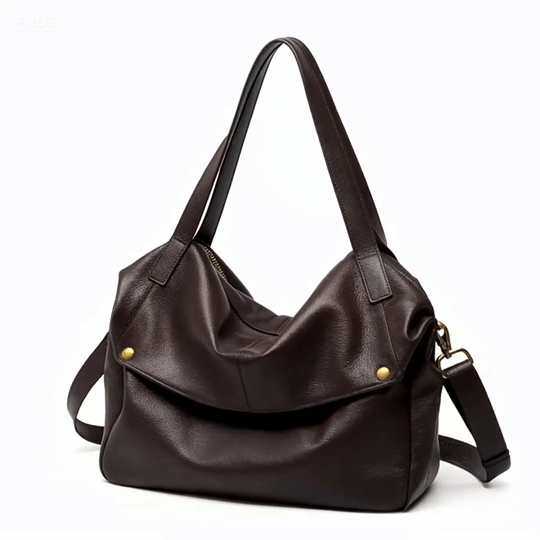 Bruna | Bolso minimalista en piel suave de uso diario