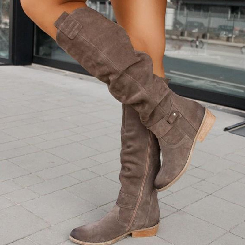 Zavira | Botas cálidas de ante para mujer