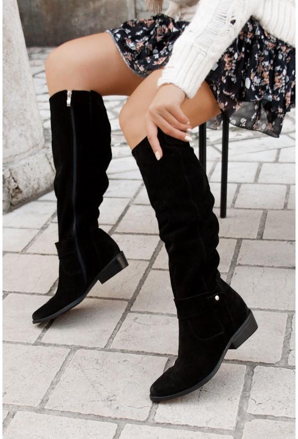Zavira | Botas cálidas de ante para mujer