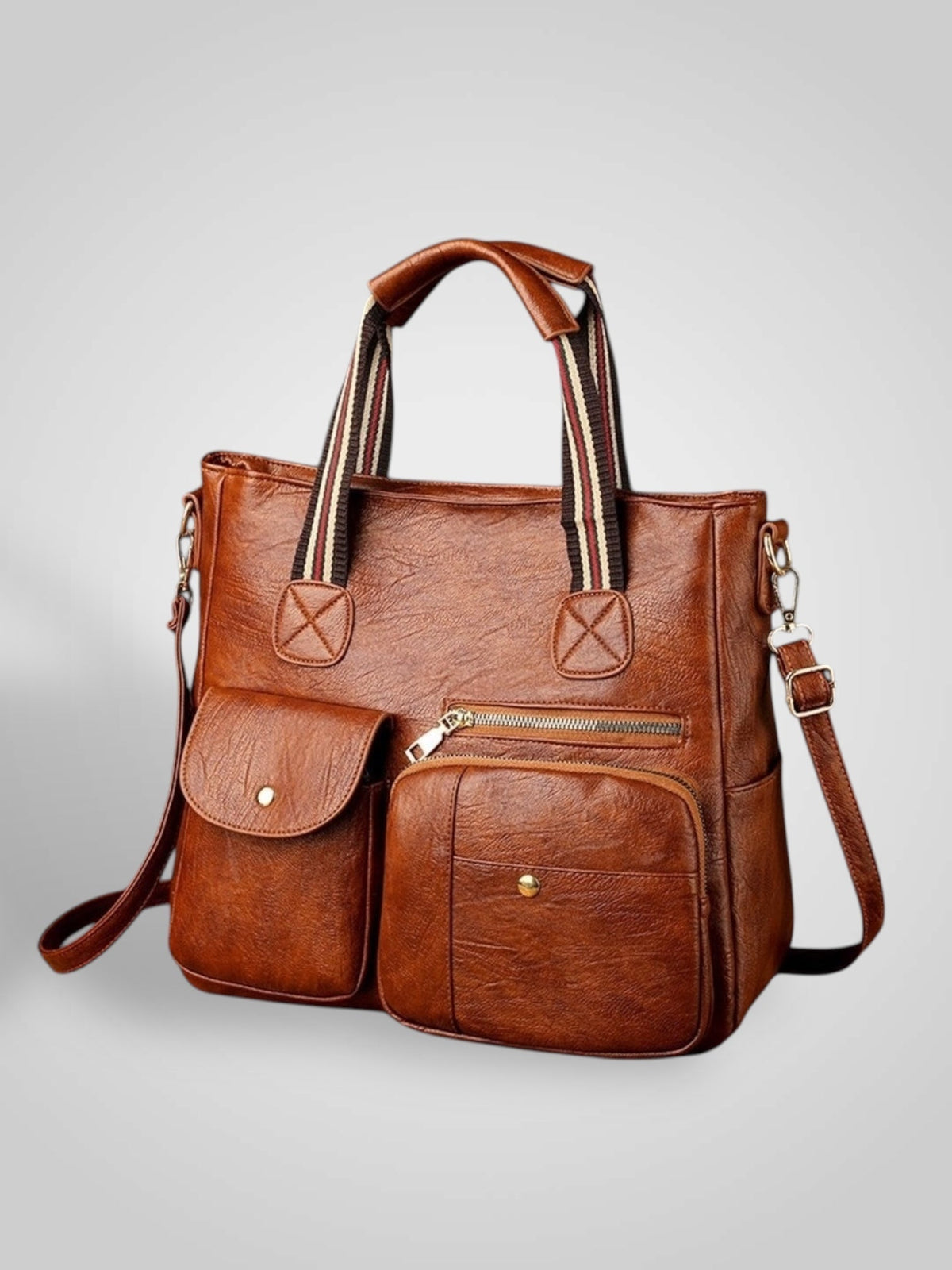 Minerva | Bolso retro con acabado texturizado