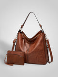 Vanesa | Bolso hobo en piel con bolsillo seguro