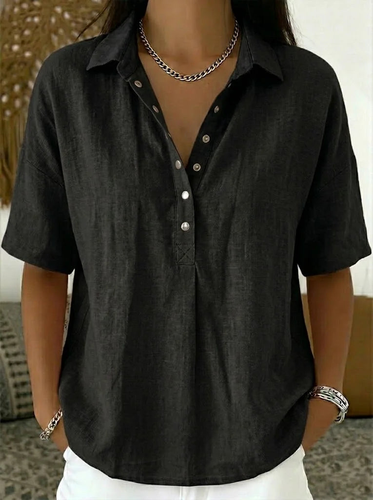 Camisa casual abotonada de Valentina Montier, vista complementaria
