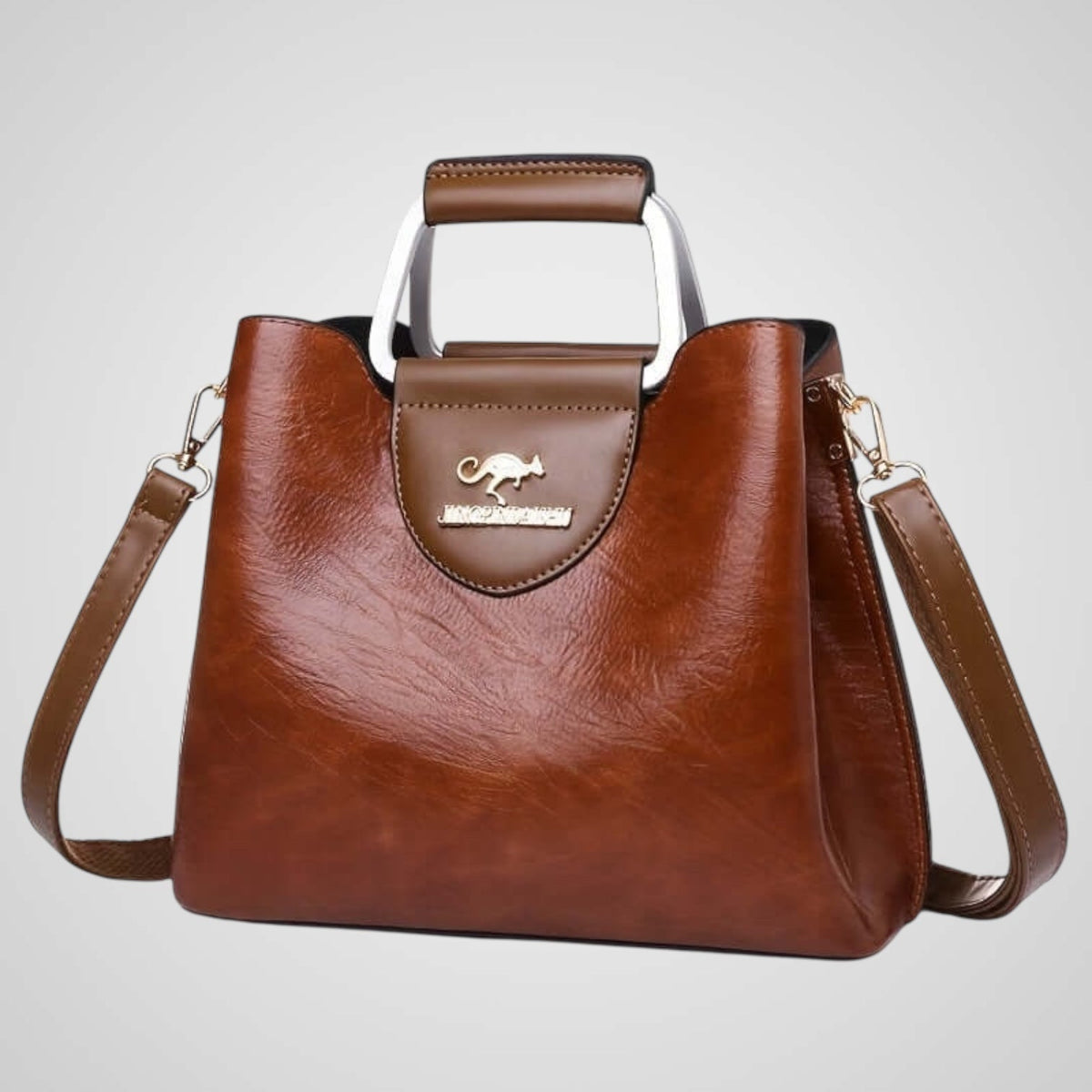 Amalia | Bolso elegante en piel bicolor
