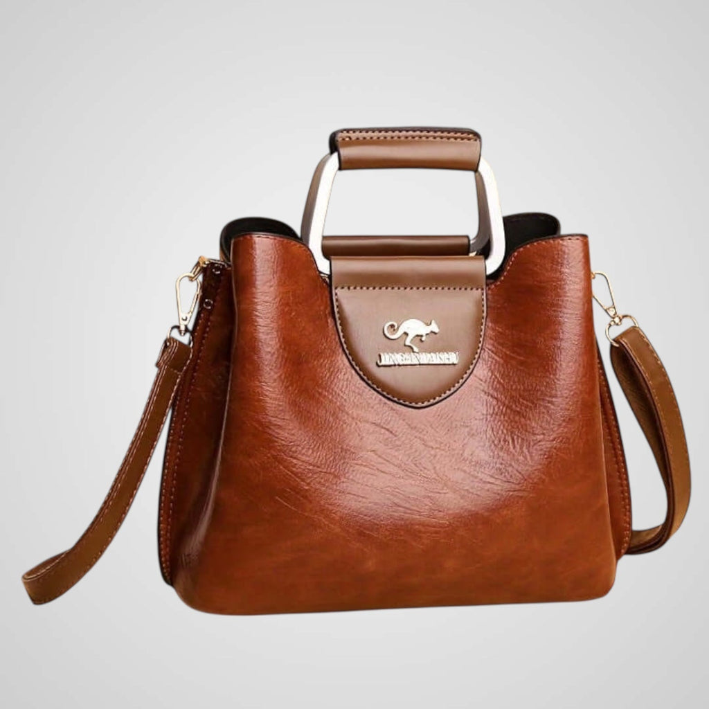 Amalia | Bolso elegante en piel bicolor