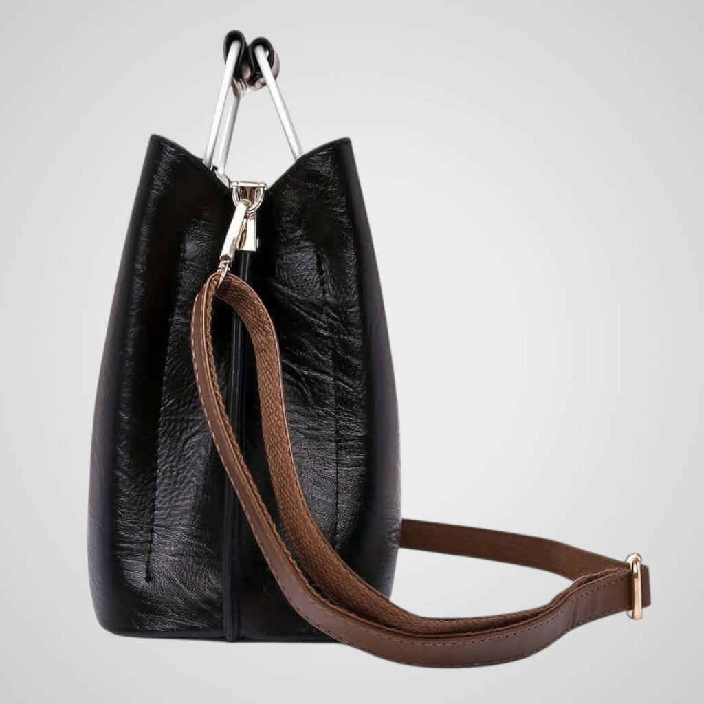 Amalia | Bolso elegante en piel bicolor
