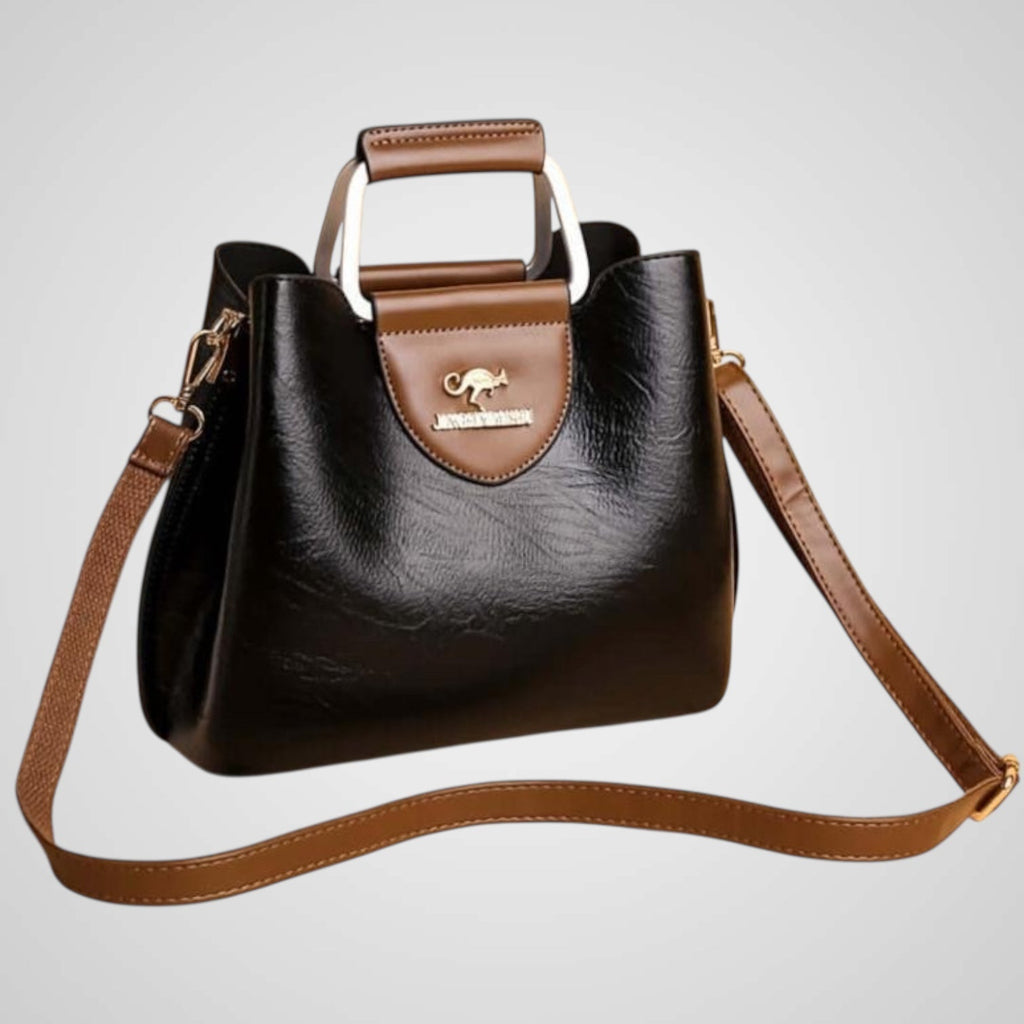 Amalia | Bolso elegante en piel bicolor