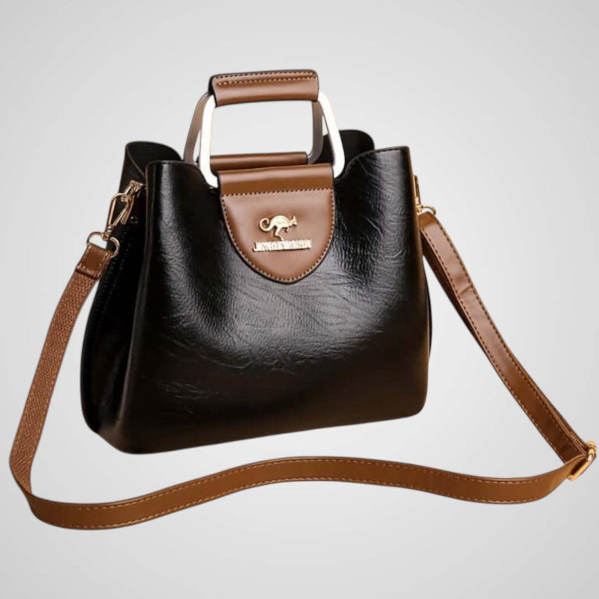 Amalia | Bolso elegante en piel bicolor