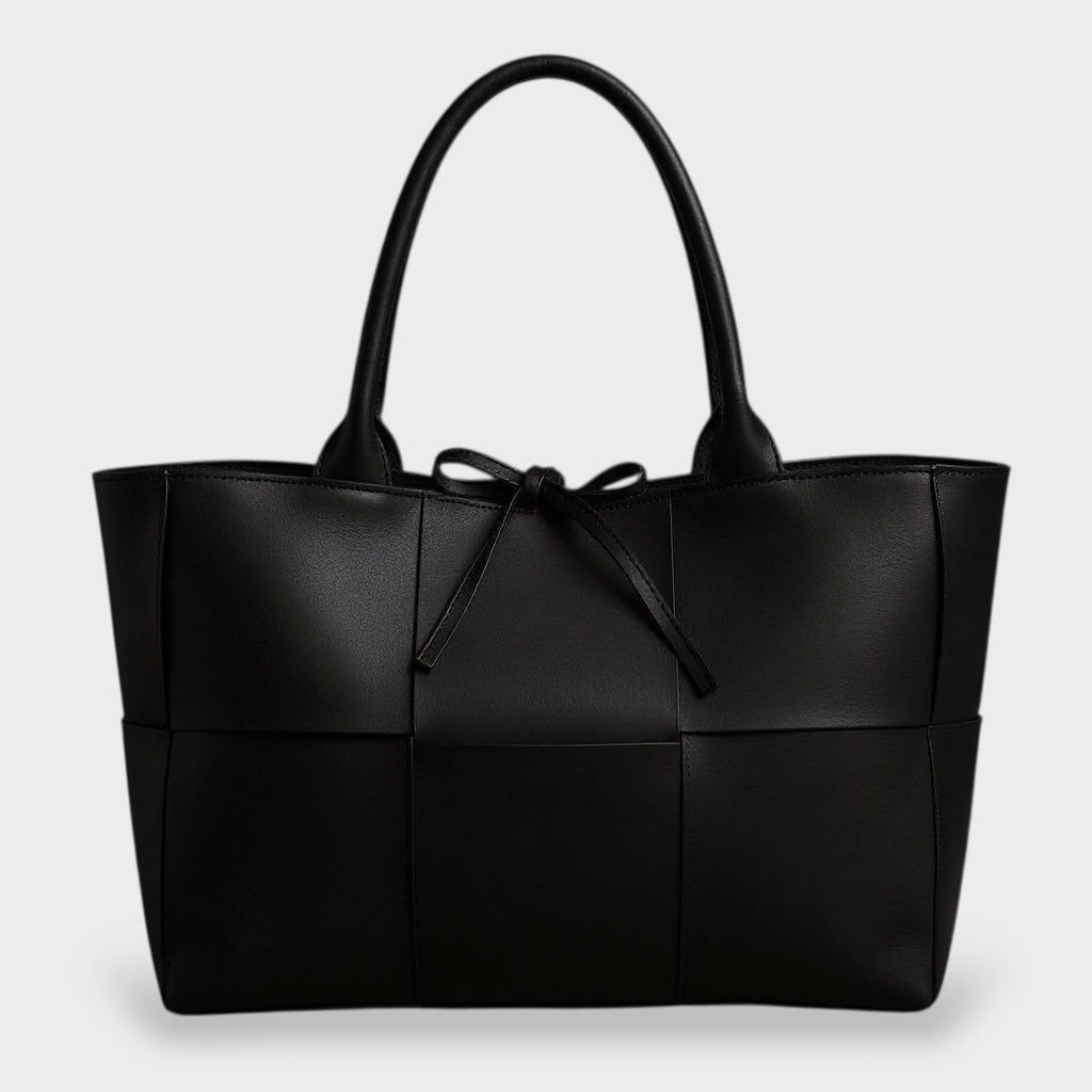 Sabrina | Bolso en piel con acabado trenzado