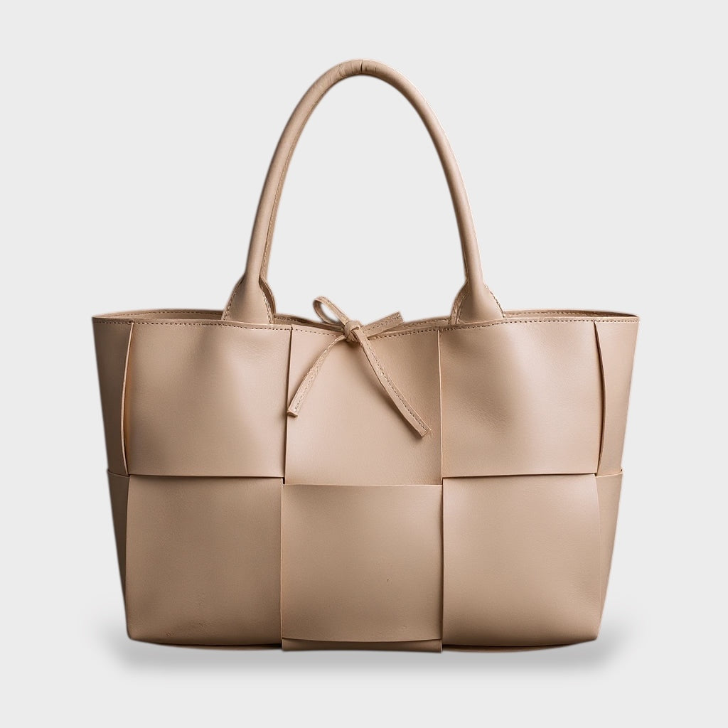 Sabrina | Bolso en piel con acabado trenzado
