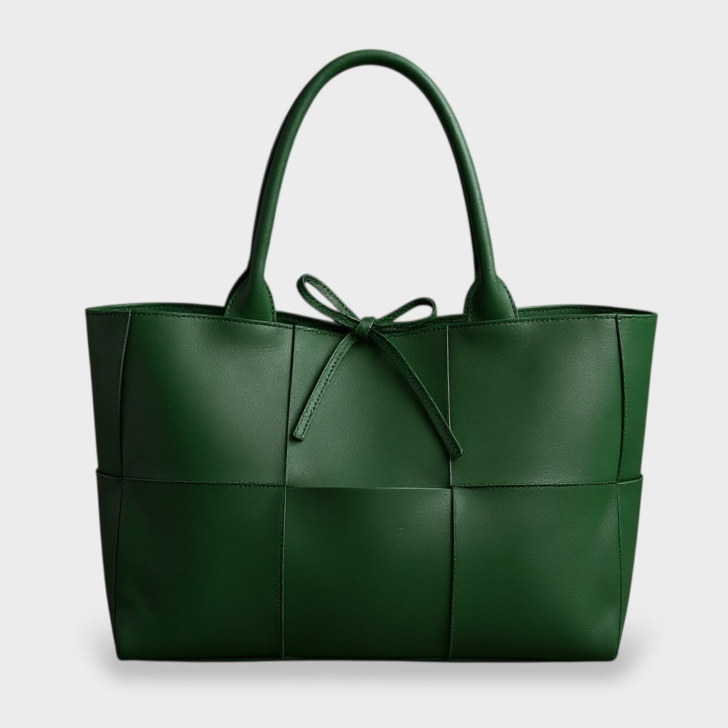 Sabrina | Bolso en piel con acabado trenzado