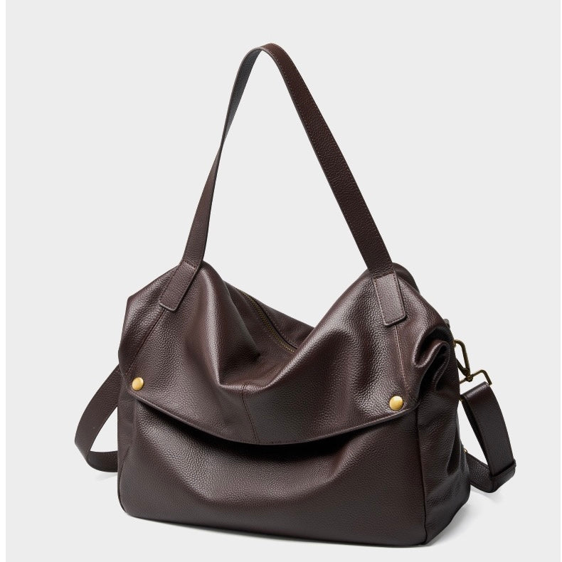 Bruna | Bolso minimalista en piel suave de uso diario