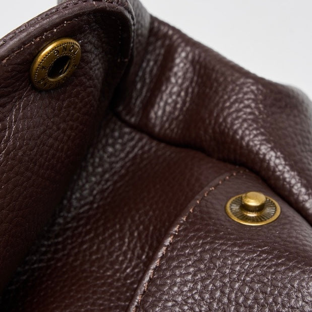 Bruna | Bolso minimalista en piel suave de uso diario