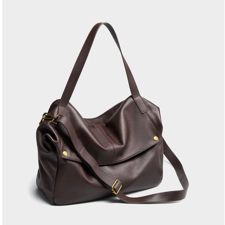 Bruna | Bolso minimalista en piel suave de uso diario